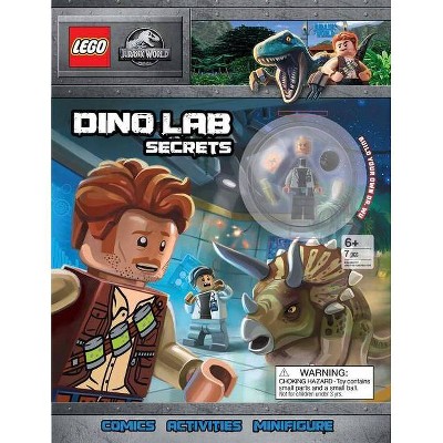 Lego(r) Jurassic World(tm): Dino Lab Secrets - (Activity Book with Minifigure) by  Ameet Publishing (Paperback)