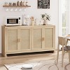 Buffet with 4-door shelf storage cabinet for dining room, kitchen, living room - 4 of 4