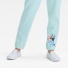 Girls' Bluey Dreamy Fleece Sweatpants - Aqua Blue - 2 of 4