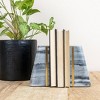 Storied Home Geometric Marble Bookends, Set of 2 - 2 of 4
