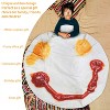 Holiday Couch Throw Blanket for Kids, Food Blanket and Fruit blanket, Fuzzy Cozy Blanket Throw, Gift for Kids - Catalonia - 2 of 4