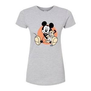 Women's - Disney - Mickey Mouse Fitted Graphic T-Shirt - 1 of 3