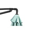 Okak 10 Ft Outdoor Patio Umbrella with 8 Sturdy Ribs Hanging Market Umbrella with Easy Tilt Adjustment for Pool Deck Garden Backyard - 4 of 4