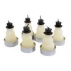 One Hundred 80 Degrees 2.5 Inch Snowman T-Light Candles Votive Mini Classic Tea Lights - 3 of 3