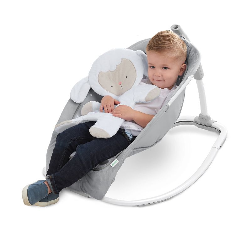 Ingenuity Infant to Toddler Rocker and Baby Bouncer Seat - Cuddle Lamb, 5 of 17