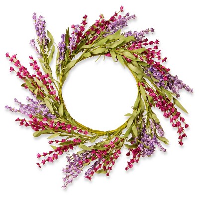 Floral Wreath - Lavender (20")