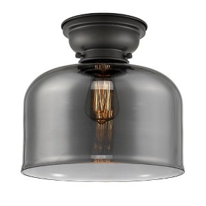 Bell - 1 Light Flush Mount In Industrial Style-9.4 Inches Tall and 12 Inches Wide - 1 of 1