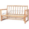 vidaXL Bamboo Patio Furniture Sofa Set - 4 Piece Outdoor Lounge Seating with Cushions/Bench/Chairs/Coffee Table - Tropical Garden Decor - 4 of 4