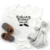 The Juniper Shop Fishing Buddy Coming Soon Baby Short Sleeve Bodysuit - 2 of 4