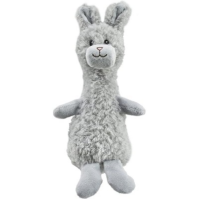Outward Hound Scruffles Bunny Plush Squeaky Dog Toy, Small