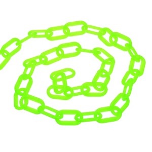 Unique Bargains Adjustable Crowd Control at Driveway Plastic Chain Barrier with Snap Hook - 1 of 4