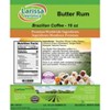 Larissa Veronica Butter Rum Brazilian Coffee (Gourmet, Naturally Flavored, Whole Coffee Beans) (16 oz, ZIN: 548144) - 2 of 4