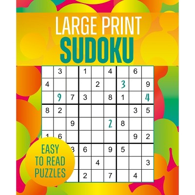 Large Print Sudoku - by  Eric Saunders (Paperback)