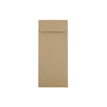 JAM Paper #11 Policy Business Envelopes 4.5 x 10.375 Brown Kraft Paper Bag 2119018855