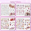 Saviland Unisex 10 Sheets Graffiti 3D Self-Adhesive Nail Art Stickers Set - Assorted Designs. - 3 of 4