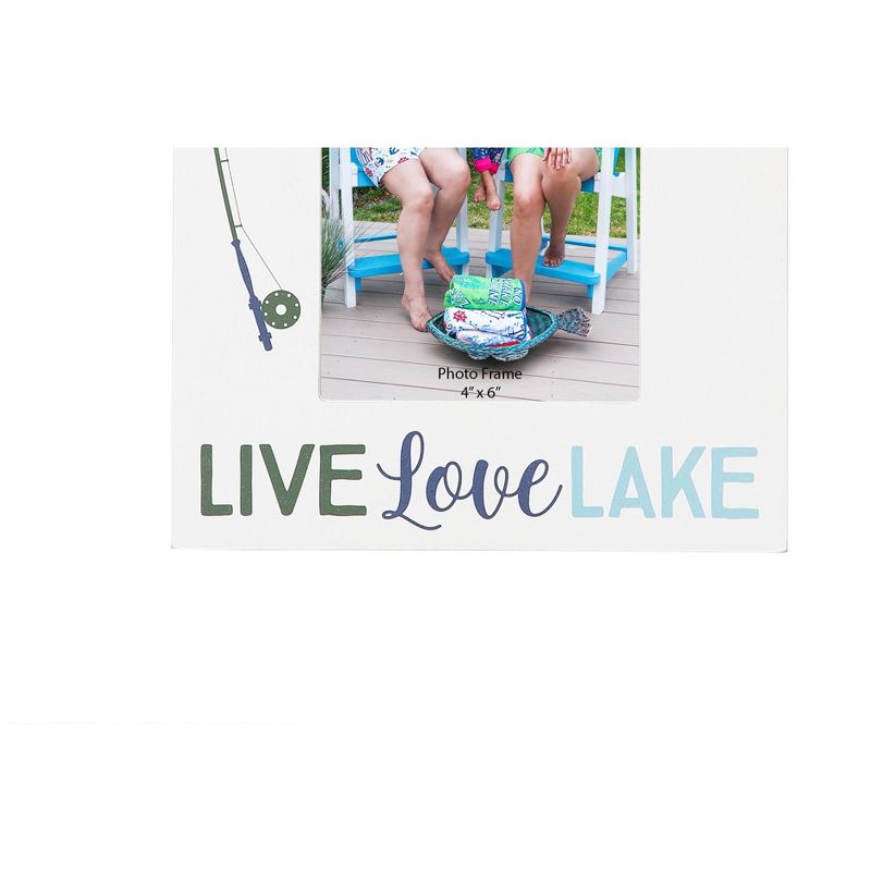 Beachcombers Live Love Lake 4x6 Single Photo Frame, 3 of 4