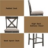 Christopher Knight Home Sinclair 60" Wood 7 Piece Rectangle Dining Table Set With 6 Upholstered Chairs - 4 of 4
