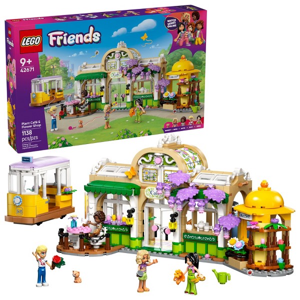 Juguete para niños LEGO Friends Café de Plantas y Floristería 42671