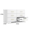 Bella Depot 6 Drawers Chest of Drawer Dressers Table - 4 of 4