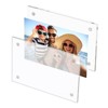 Unique Bargains Home Office Double-Sided Magnetic Acrylic Picture Frame - 3 of 4