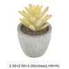 Unique Bargains Artificial Plants Flocked Pinecone in Mini Pulp Plastic 2.56"x2.56"x3.35" 1 Pcs - 3 of 4