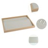 Unique Bargains Women's Wood Jewelry Tray with Removable Dividers for Drawers - 2 of 4