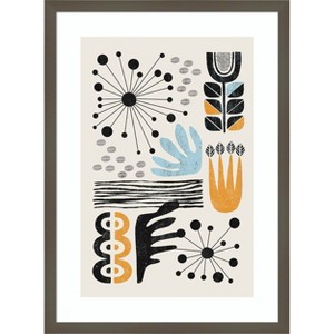 Amanti Art Abstract Garden 2 by Ioana Horvat Wood Framed Wall Art Print - 1 of 4