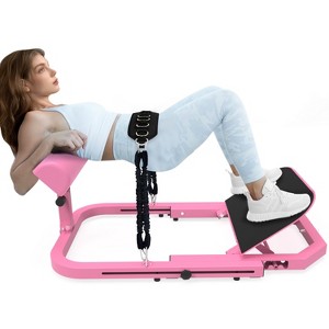 Hip Thrust Machine for Home Gym, Adjustable  Glute Builder with 180Lbs Resistance - 1 of 4