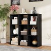 JIONJOY 9 Cube Storage Organizer – 36 Inch Tall Vertical Bookshelf with Removable Back Panels, Heavy-Duty Open Shelving - 3 of 4