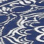 dark blue/white