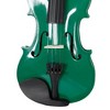 AZL1 Life Concept Orchestral String Instruments 4/4 Full Size Acoustic Violin Complete Set with Case Bow and Rosin, Green, 31.5"*9.84"*4.92" - 2 of 4