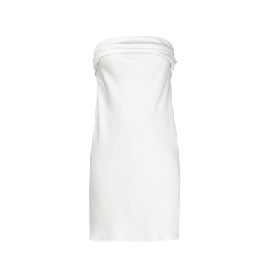 Women's Matte Satin Bandeau Bodycon Dress - Sugar Swizzle