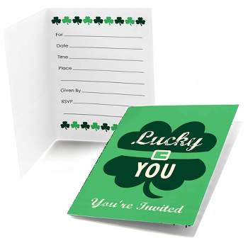 Big Dot of Happiness St. Patrick's Day - Fill In Saint Paddy's Day Party Invitations (8 count)