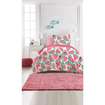 Twin Watermelon Jam Bed in a Bag Pink - Dream Factory