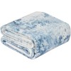 Garvee 8x10FT Washable Soft Area Rug, Modern Abstract Design Rugs, Stain Resistant Foldable Carpet Non-Shedding Floor Mat with Non-Slip Backing(Blue) - 4 of 4