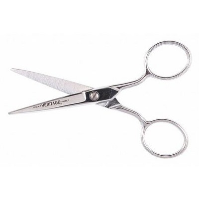 HERITAGE G405LR Embroidery Scissor with Large Ring, 5-Inch