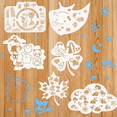 Children Painting Stencils, Landscape Journal Stencils, Children ...