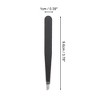 Unique Bargains Women Stainless Steel Portable Eyebrow Tweezer Kit Black 1 Set - 2 of 3