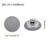 Unique Bargains Metal Shank Round Cloth Covered DIY Sewing Buttons 20 Pcs - 2 of 4