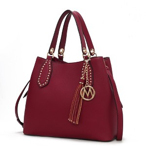 MKF Collection Lana Vegan Leather Women’s Hobo Bag by Mia K - 1 of 4
