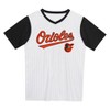 MLB Baltimore Orioles Boys' Pinstripe Pullover Jersey - 2 of 3