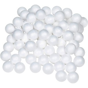 Genie Crafts 75-Pack Bulk Small Foam Balls for Crafts for DIY Arts and Supplies, 2 inch - 1 of 4