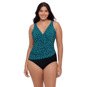 Trimshaper Women's Addison Control One-Piece Swimsuit - 1 of 3