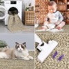 Modern Hallway Runner Rug, Washable Non-Slip Low Pile Carpet, Soft Stain-Resistant Faux Wool Rug for Kitchen, Bedroom - 4 of 4