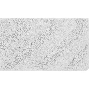 Hugo White Cotton Tufted Non-Slip Bath Rug Set, 2-Piece