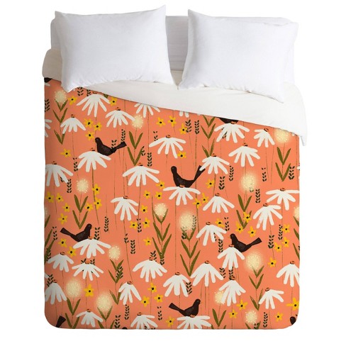 Deny Designs Joy Laforme King Blooms Of Dandelions Comforter Set