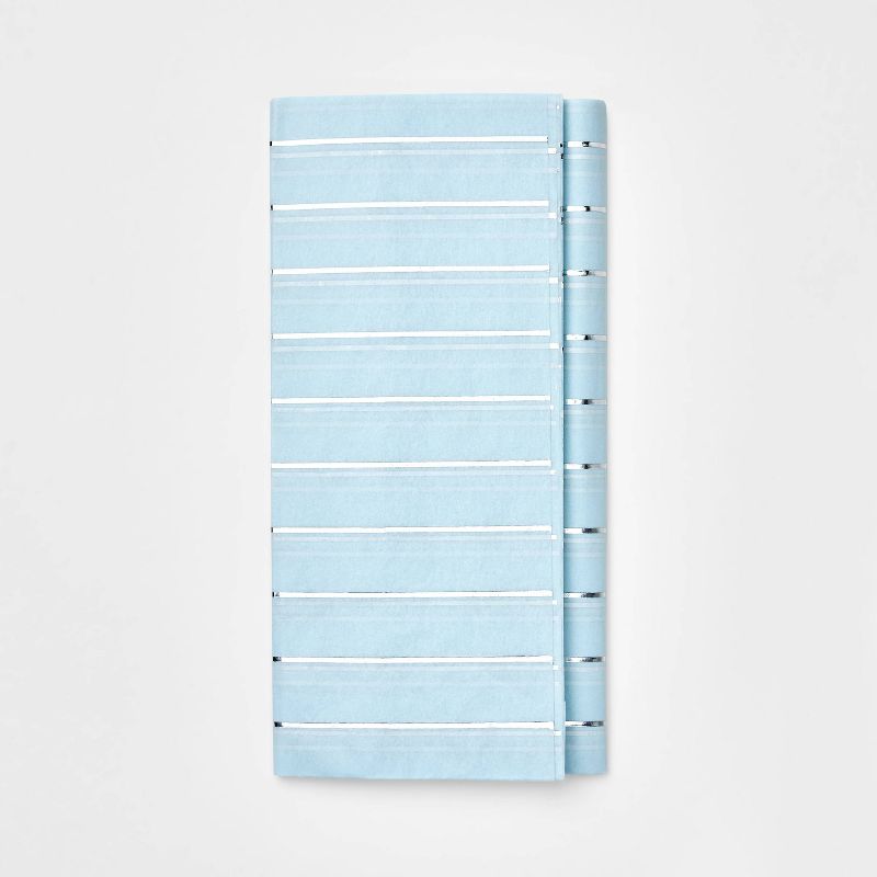 6ct Stripe Pegged Tissue Paper Blue - Spritz&#8482;, 1 of 4