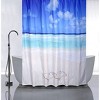 Clearwater Fabric Shower Curtain - Moda at Home: Polyester, Machine Washable, Grommet Top Design - 2 of 3