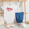 Xmas Classic Christmas Merry Mood Baby Romper Boys or Girls Brisco Brands - 3 of 4