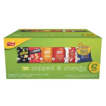 Frito Lay Variety Packs Popped and Crunchy Mix - 42ct/34.25oz
